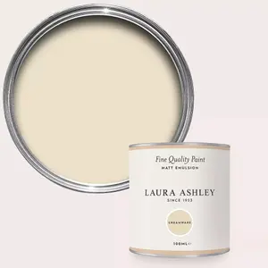 Laura Ashley Creamware Matt Emulsion Paint Sample