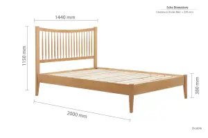 Birlea Berwick Double Bed Frame In Oak