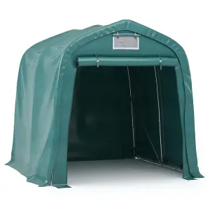 Berkfield Garage Tent PVC 1.6x2.4 m Green