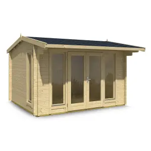 Lasita Kettering Log Cabin - 3.5m x 3m - Summer House Double Glazed