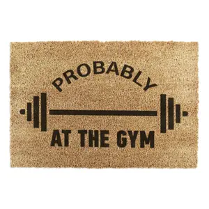 Probably At The Gym Doormat (90 x 60cm)