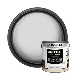 Ronseal One Coat Evrywhere Matt Paint 2.5L  Smooth Stone