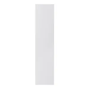 GoodHome Stevia Gloss grey Slab Larder Cabinet door (W)300mm (H)1287mm (T)18mm