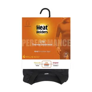 Heat Holders - Mens Long Sleeved Base Layer XXL Black