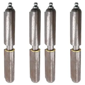 4 PACK Lift Off Bullet Hinge with Grease Nipple Weld On 18x135mm Door