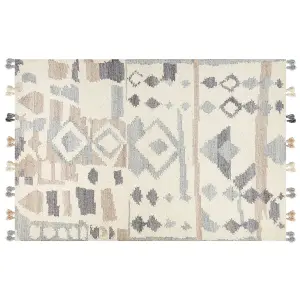 Wool Kilim Area Rug 200 x 300 cm Multicolour MRGAVET