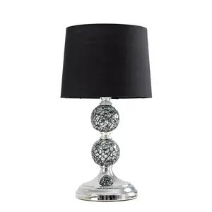 Korbin Metal Table Lamp Black / No Bulb