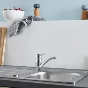 Grohe Swift Chrome effect Kitchen Top lever Tap