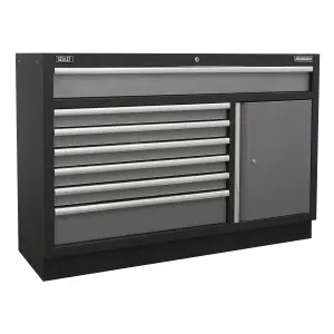 Sealey Superline Pro 1.96m Tool Storage System Pressed Wood Worktop APMSSTACK10W