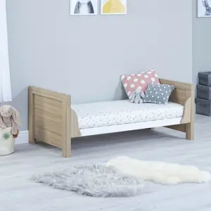 Luno Cot Bed White Oak / No