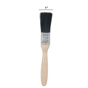 1pc 25mm 1" Paint Brush Painters Decorators Decorating With Wooden Handle