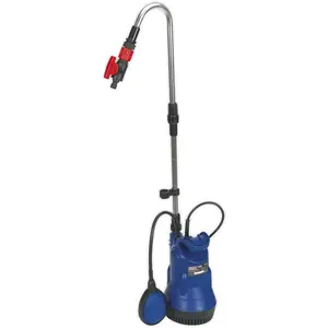 Submersible Water Butt Pump - Aluminium Swan Neck Extension Pipe - 230V Supply