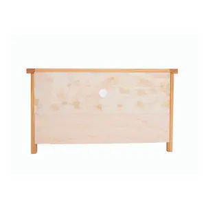 Lucca Waxed 1 Drawer TV Cabinet Brass Drop Handle