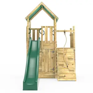 Rebo Modular Wooden Climbing Frame Adventure Playset - M8 plus Ramp