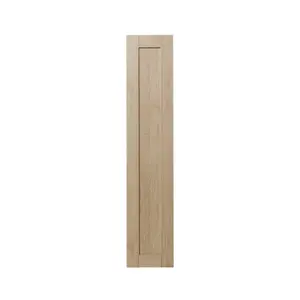 GoodHome Alpinia Matt light oak effect Shaker Tall larder Cabinet door (W)300mm (H)1467mm (T)18mm