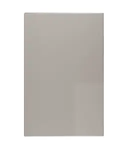 WTC Cashmere Gloss Vogue Lacquered Finish 715mm X 257mm  Slab Style Full Height Kitchen Corner Door Fascia Undrilled