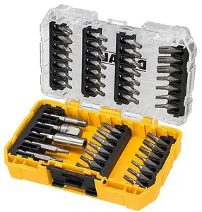 Dewalt 47 Piece Screw Driver Impact Rated Bit Set Hex Shank + Safety Glasses