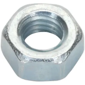 100 Pack of M5 Steel Hex Nuts - 0.8mm Pitch - DIN 934 Compliant Fasteners