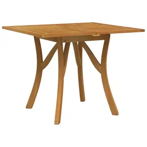 Berkfield Garden Table 85x85x75 cm Solid Wood Acacia