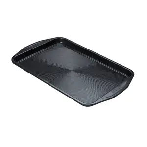 Circulon Ultimum Black Rectangle Carbon Steel Freezer Safe Non-Stick Bakeware Set Pack of 3