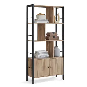 Jazmyne Bookcase Maple White/Black