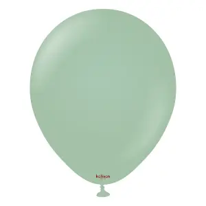 Kalisan Latex Retro Balloons (Pack of 2) Winter Green (One Size)