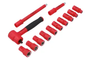 Laser Tools 8799 VDE Insulated Socket Set 1/4"D 13pc