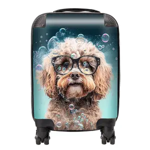 Cavapoo Dog Splashart Suitcase - Small