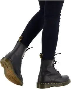 Dr Martens 1460 8-Eye Smooth Boots Black UK 3 Woman