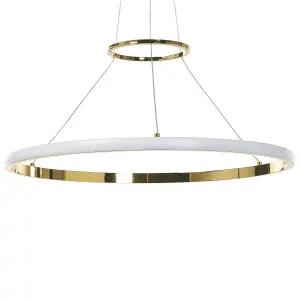 Metal LED Pendant Lamp Gold TANO