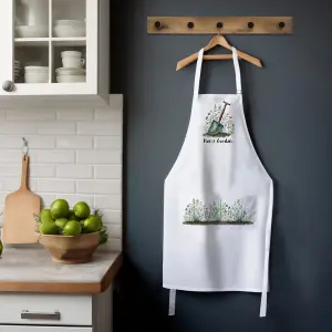 Purely Home Nans Apron - Gardening Gift Apron - Adjustable Ties Large Pocket Present for Nan