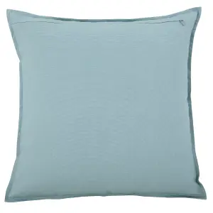 GoodHome Hiva Blue Plain Indoor Cushion (L)45cm x (W)45cm