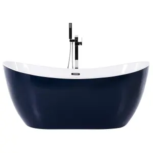 Freestanding Bath 1700 x 770 mm Navy Blue ANTIGUA