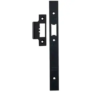 Forend Strike & Fixing Pack Suitable for DIN Security Latch Matt Black