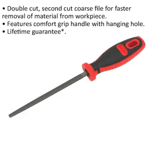 150mm Coarse Square Engineers File with Comfort Grip Handle