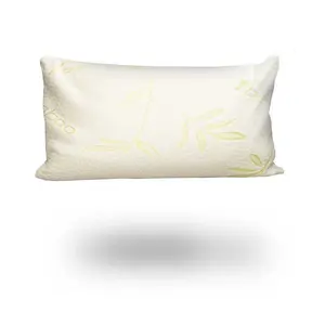 Rayon From Bamboo Organic Memory Foam Pillow Pair Anti Allergy Support