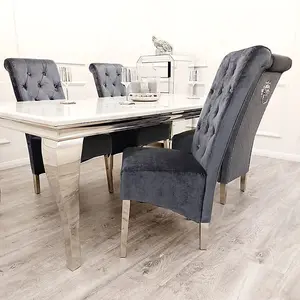 Lilatte Dining Table Set with Aliah Chairs / Dining Furniture Set