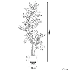 Artificial Plant FICUS ELASTICA Green