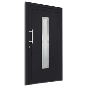 Fechteler Front Door Anthracite / Left Handing / 200cm H x 108cm W x 7cm D