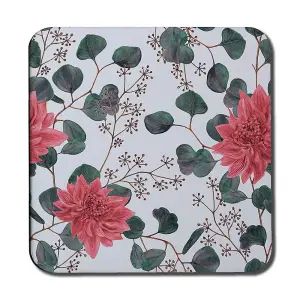 Red Flowers, Green Leaves (Coaster) / Default Title