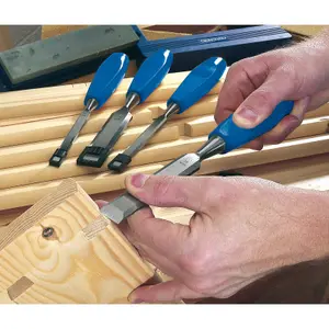 Draper Bevel Edge Wood Chisel Set (4 Piece) 69619