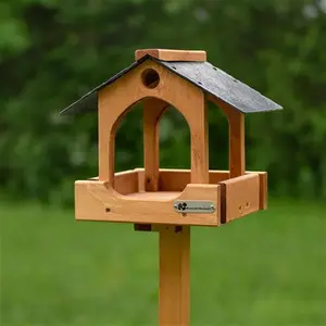 Riverside Woodcraft Hawkshead Slate Roof Bird Table