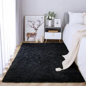 Non Slip Shaggy Fluffy Rugs Large Area Rugs Livingroom Bedroom Carpets