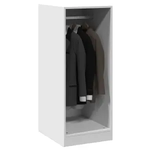 Wardrobe White 48x41x102 cm Engineered Wood