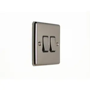 2 Way Enhance Range Black Trim Wall Mounted Light Switch