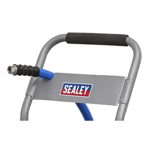 Sealey Heavy Duty Hose Reel Cart Lightweight Durable Tubular Steel Design HRCHD