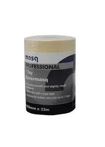 Masq 7 Day Covermasq Classic Plastic Tape & Drape - 550mm x 33m