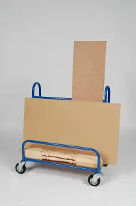 DIY Board Trolley with 125mm rubber wheels