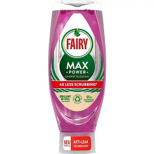 Fairy Max Power Washing Up Liquid Cherry Blossom 640ml - Pack of 6