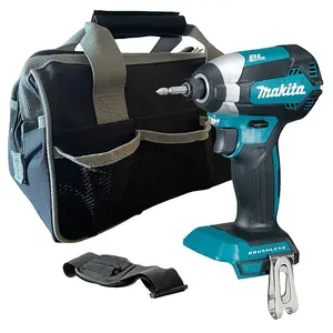 Makita DTD153Z 18V LXT Lithium Brushless Impact Driver Bare + 12" Black Tool Bag